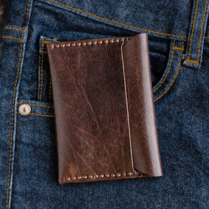 Lifafa 2.0 - Minimalist leather wallet / card holder