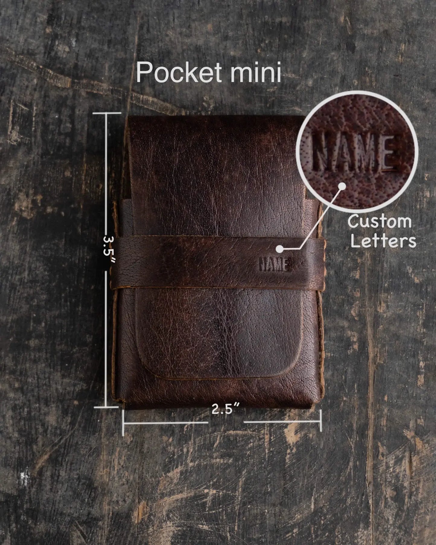 Pocket Mini  - Minimalist Leather Card Holder