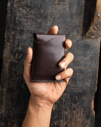 Barito - Minimalist Leather Wallet Card Holder with Coins, key