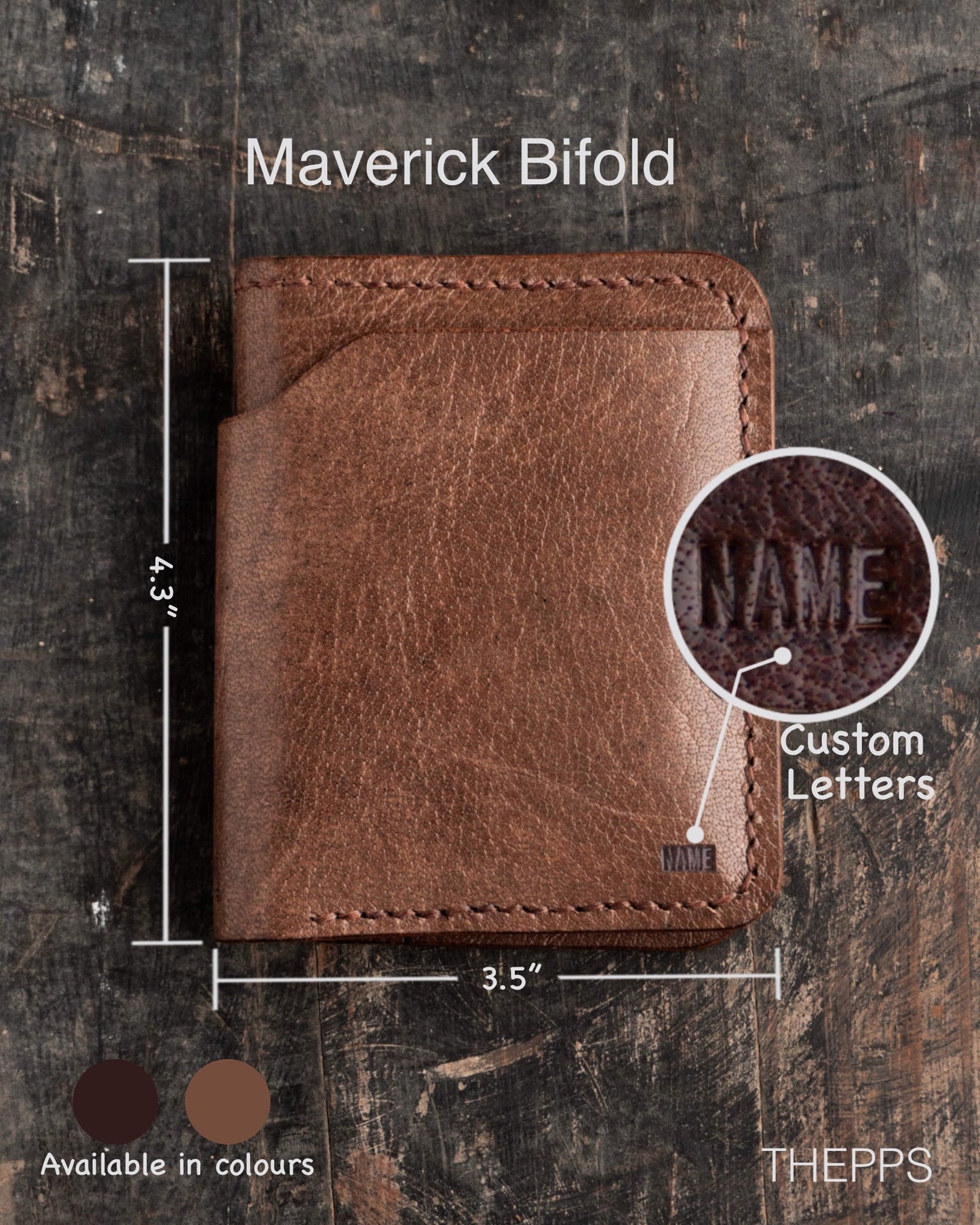 Maverick - Personalized Bifold Wallet