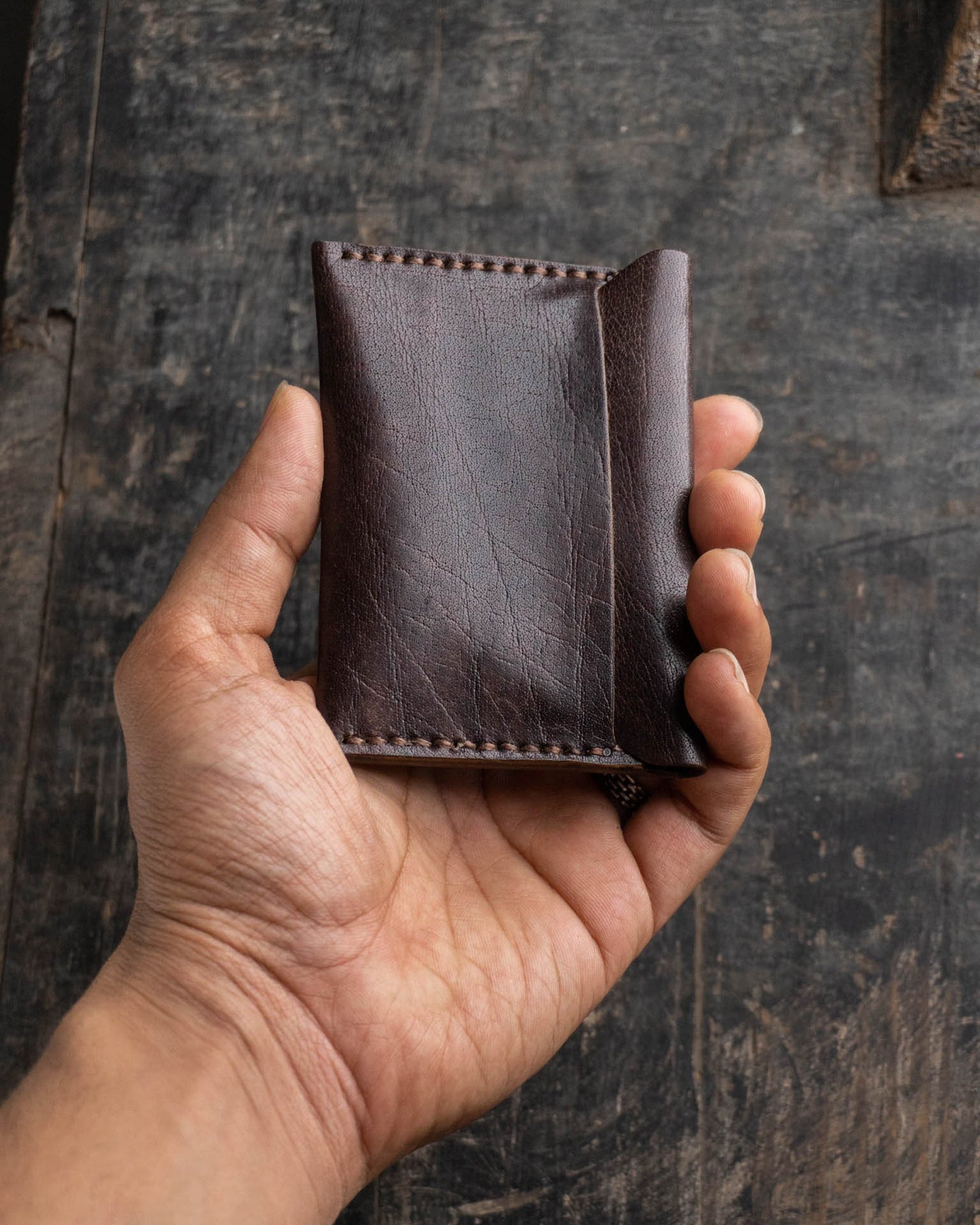 Lifafa 2.0 - Minimalist leather wallet / card holder