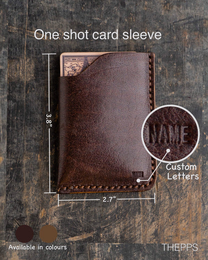 One-Shot – Minimalist card sleeve