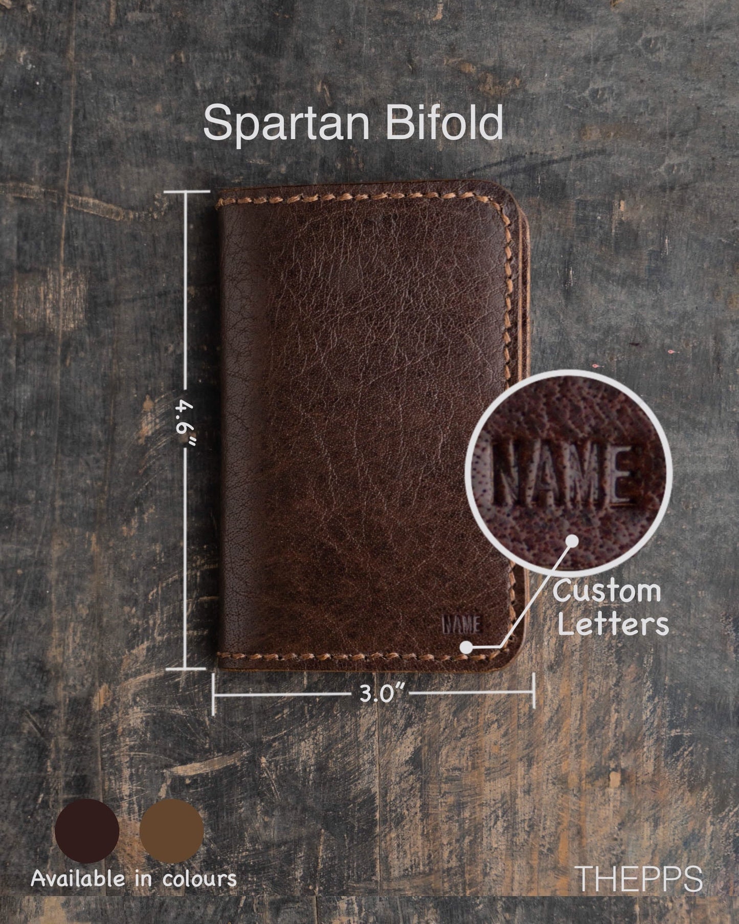 Spartan - Leather Bifold Wallet