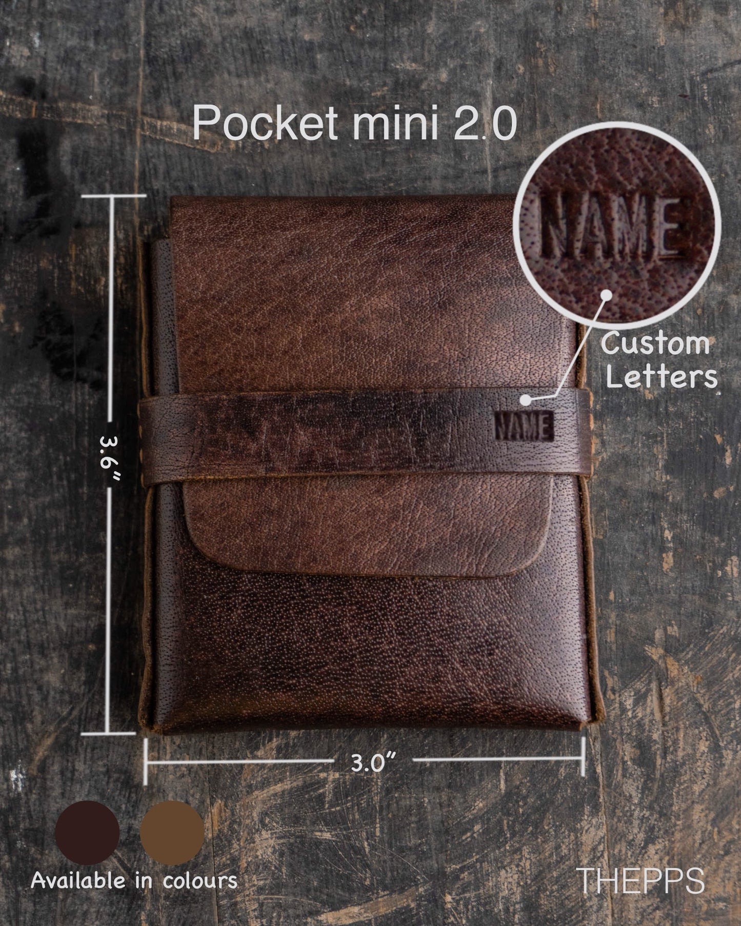 Pocket mini 2.0 - Handmade Leather Wallets