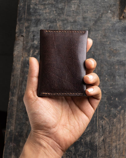 Lifafa 2.0 - Minimalist leather wallet / card holder