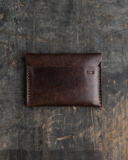 Lifafa 2.0 - Minimalist leather wallet / card holder