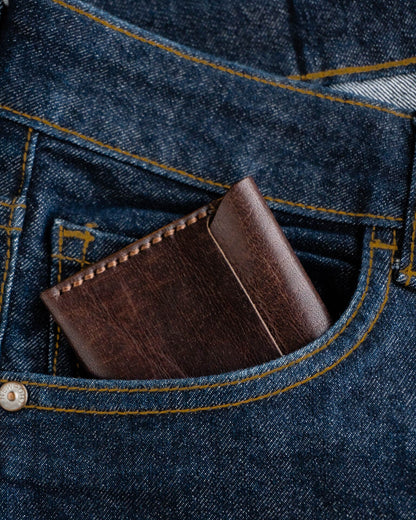 Lifafa 2.0 - Minimalist leather wallet / card holder