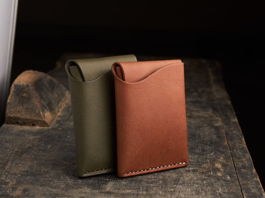 Barito - Minimalist Leather Wallet Card Holder with Coins, key