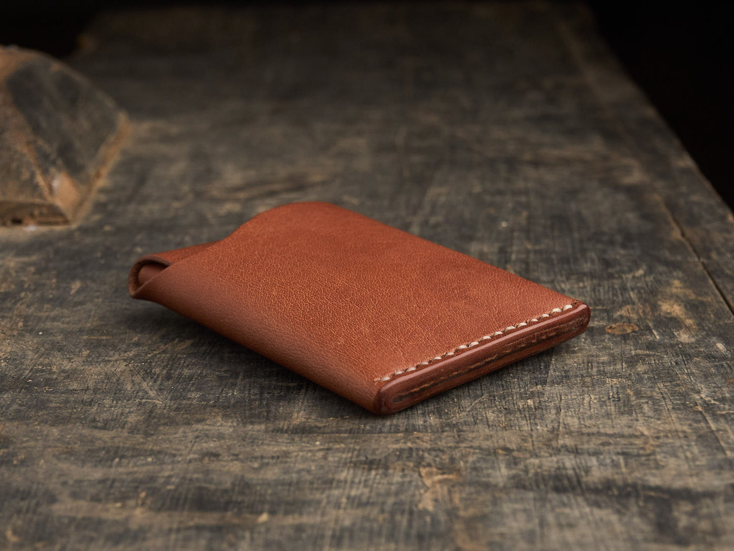Barito - Minimalist Leather Wallet Card Holder with Coins, key