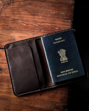 Passport Holder Dark brown